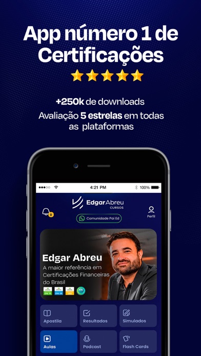 Certificações Edgar Abreu Screenshot