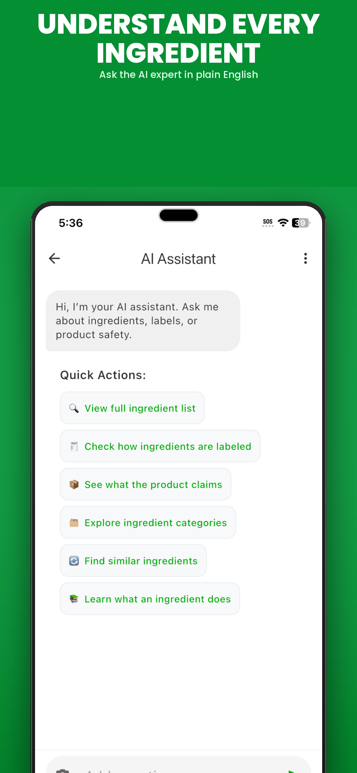 SafeChoice: Food Scanner screenshot 5