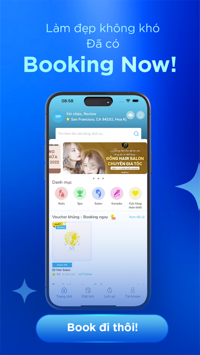 Booking Now Screenshot