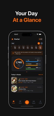 FireCal - AI Calorie Tracker Screenshot 2 of 7