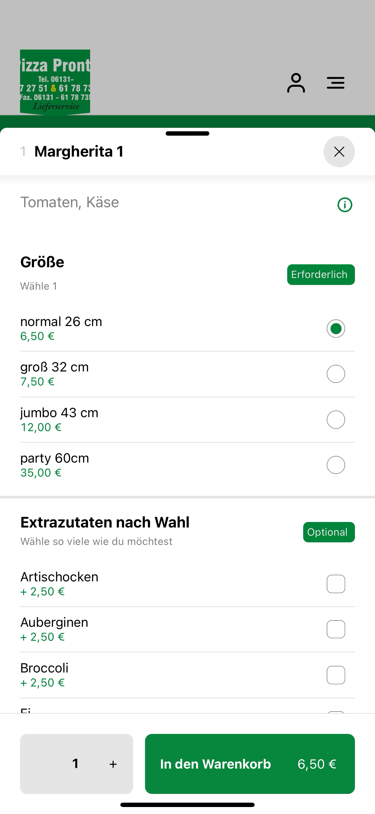 Pizza Pronto Mainz