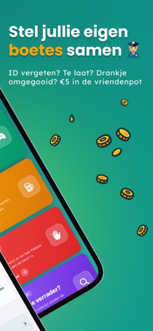 Vriendenpot: Boetepot en Games iPhone screenshot 5