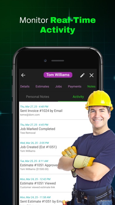 WorkQuote: Estimate & Invoice iPhone screenshot 10 - Business app