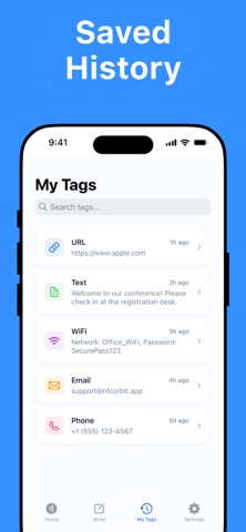 NFC Tools: Tag Writer, Reader Screenshot 9 of 10