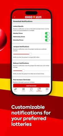 Ohio Lottery Numbers iPhone screenshot
