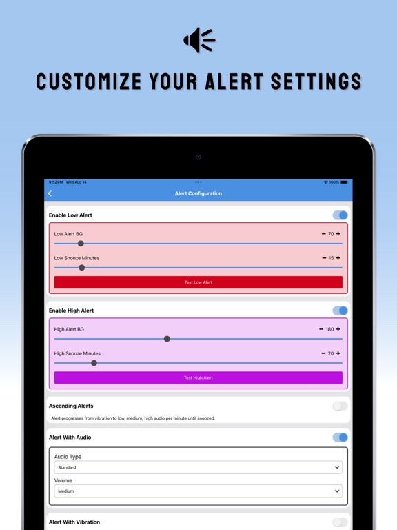 SugarPixel Hub iPad screenshot 3 - Medical app