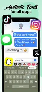 Fonts: Aesthetic Font Keyboard screenshot #2 for iPhone