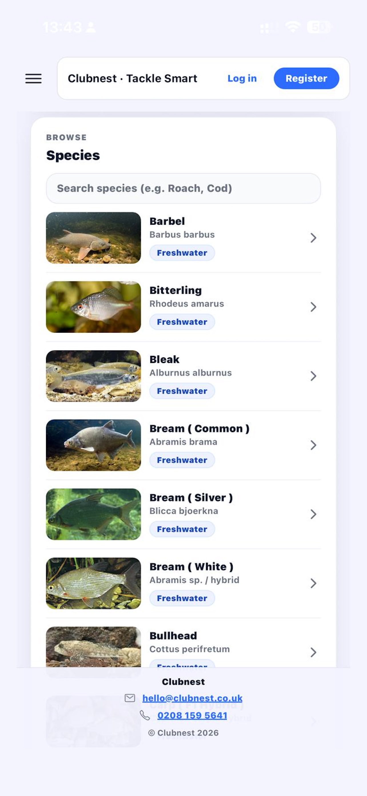 Fish ID & Tackle Clubnest screenshot 3