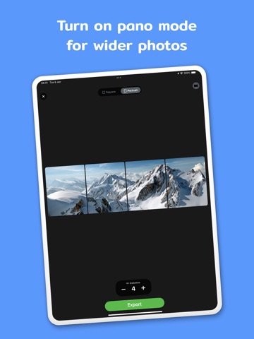 InstantGrid iPad screenshot