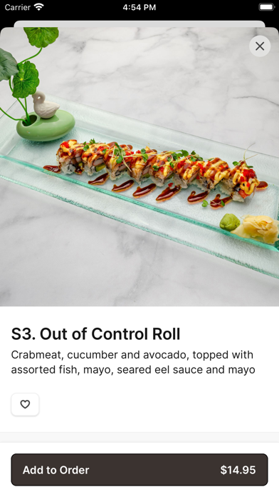 Kumo 27 iPhone screenshot 4 - Food & Drink app