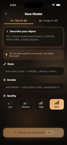 Mesh 3D AI Generator Model iPhone screenshot 5