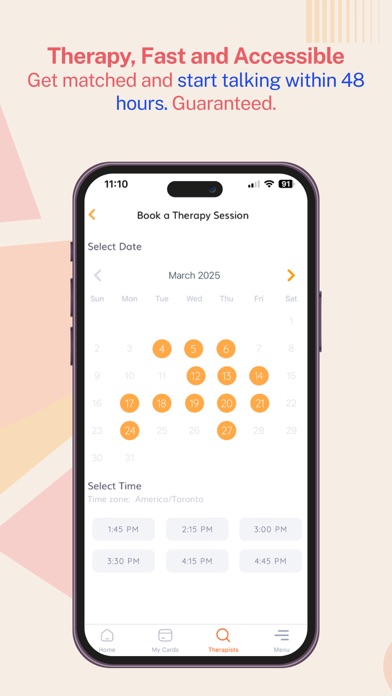 Starbem Online Therapy Screenshot