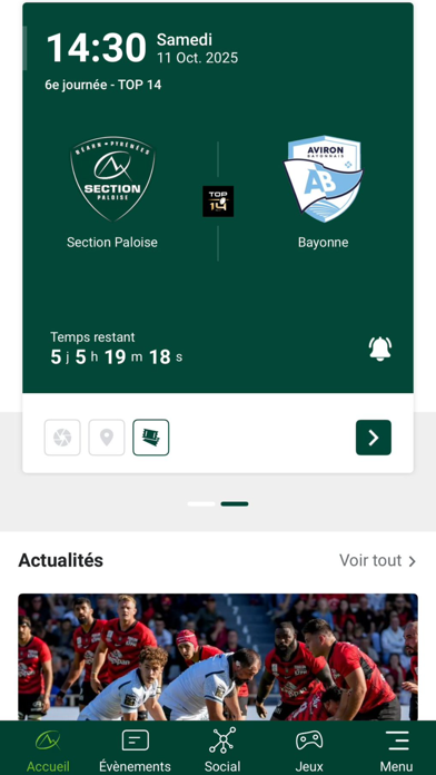 Screenshot #1 pour Section Paloise