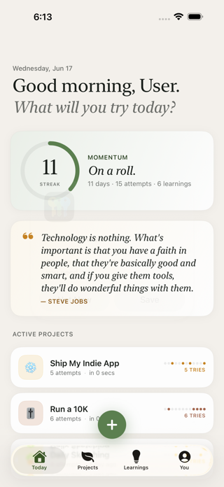 FailFast - Growth Mindset Screenshot 1 of 6
