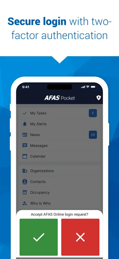 Screenshot 3 di 6 di AFAS Pocket