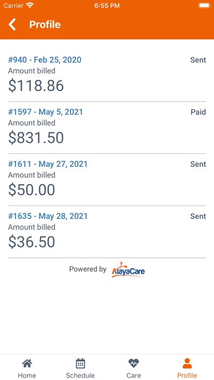 AlayaCare Family Portal screenshot-5