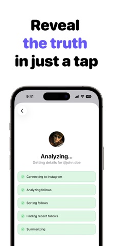 Recent Follow Tracker: Radarrr iPhone screenshot