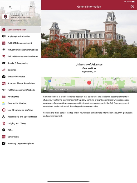 Screenshot #5 pour Univ of Arkansas Graduation