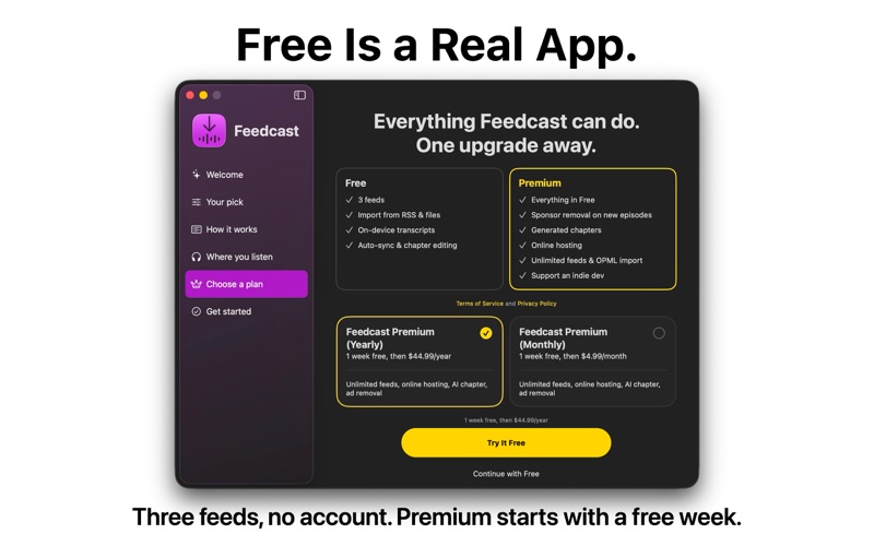 Feedcast: Podcast Ad Blocker screenshot