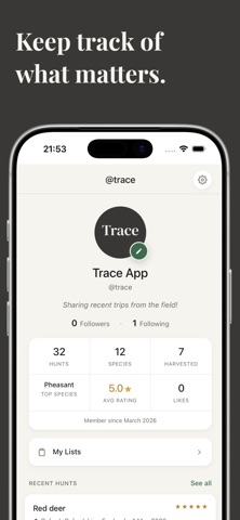 Trace: Hunt Diary iPhone screenshot