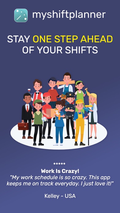 Screenshot #2 pour My Shift Planner - Calendar