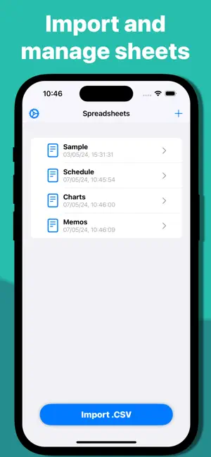 Spreadsheets - Table Memos screenshot 4