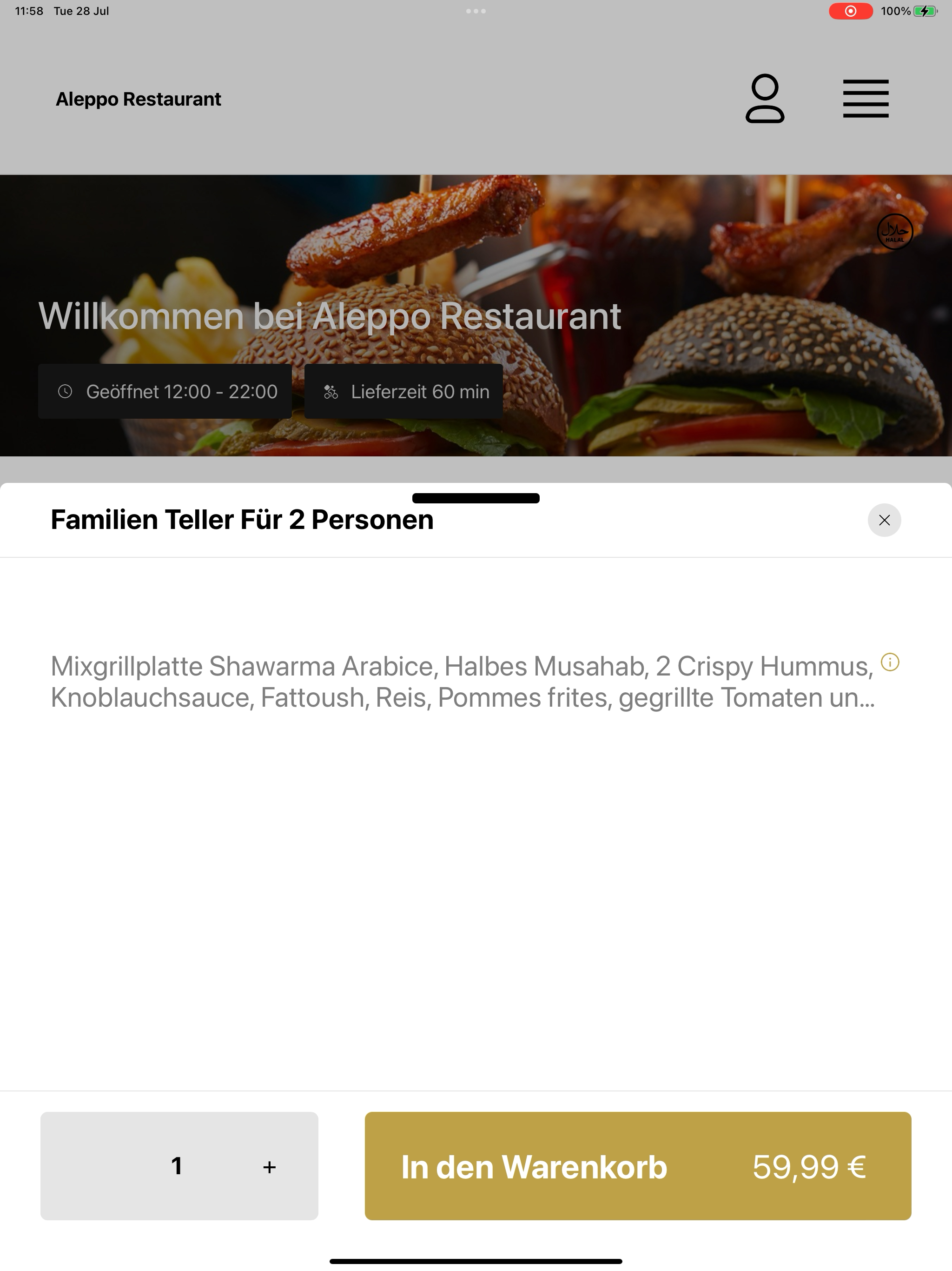 Aleppo Restaurant screenshot 8