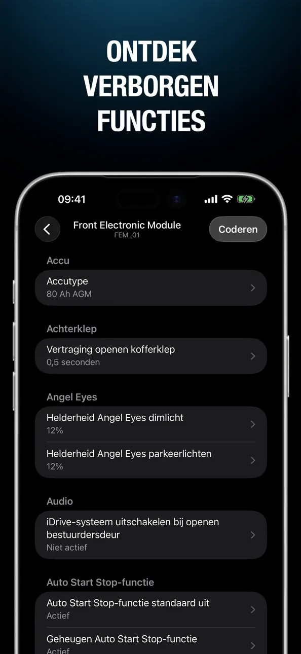 BimmerCode for BMW and MINI Hack screenshot 3 - iOS game interface