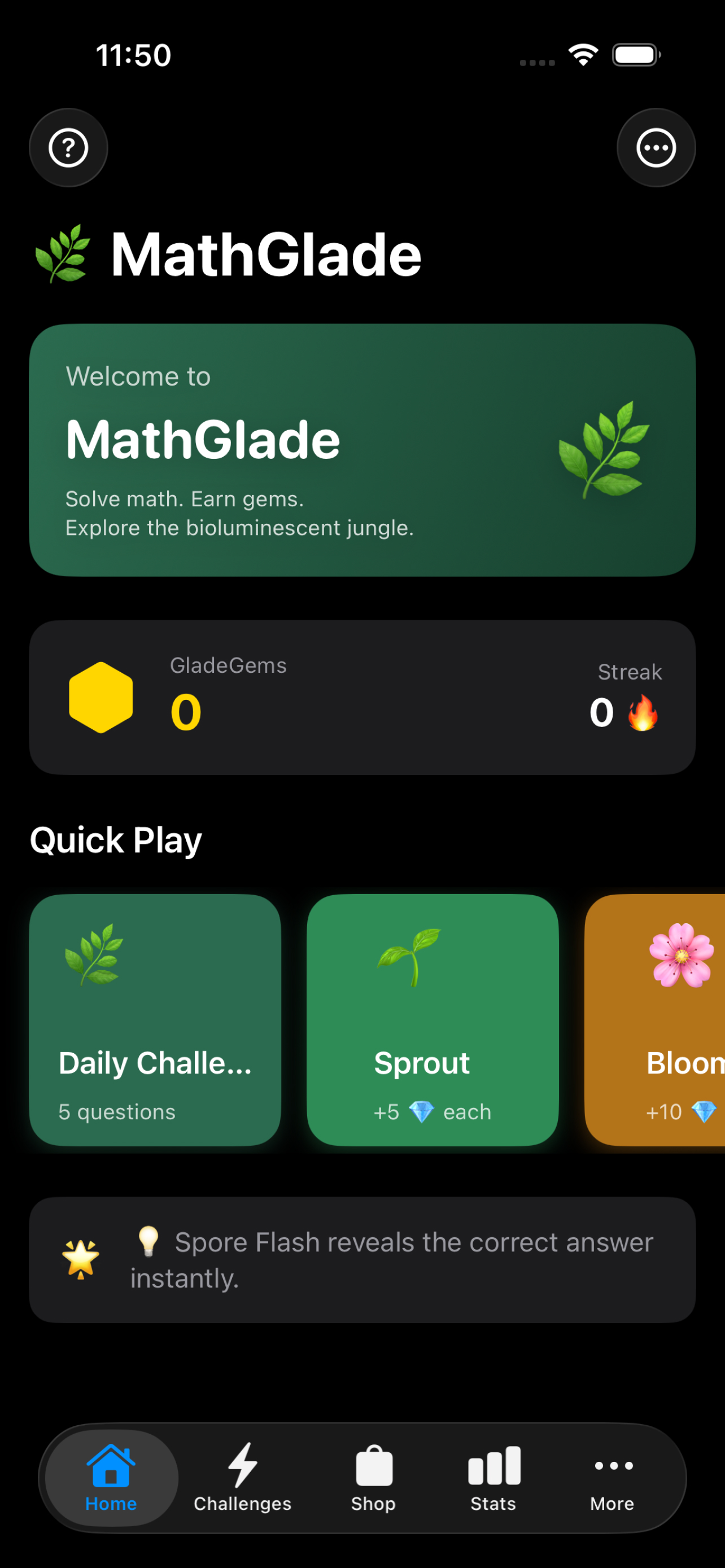 MathGlade screenshot 2