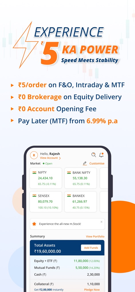 mStock by Mirae Assets-IPO, MF - mstock-mirae-asset-trading-dashboard