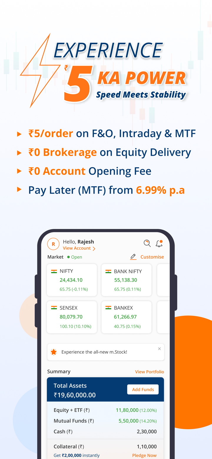 mStock by Mirae Asset: F&O, MF screenshot 1