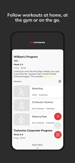 PAFITNESS screenshot 3
