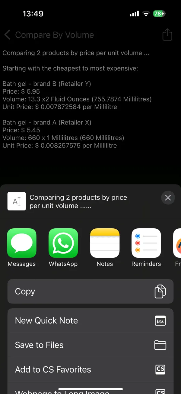 Screenshot #3 pour ComPrice
