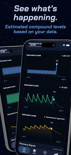 Helix: Stack & Peptide Tracker screenshot 3