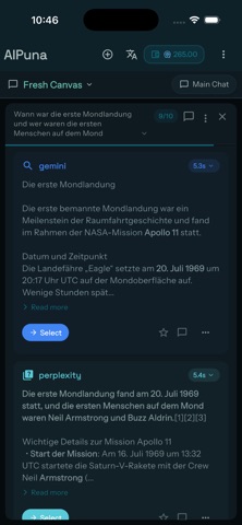 AIPuna – Compare AI Models iPhone screenshot