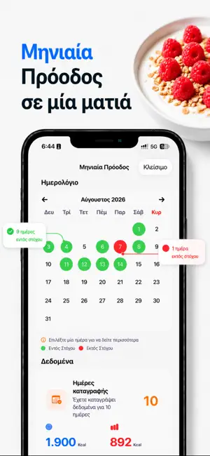 Ελληνικός Θερμιδομετρητής Go screenshot 3