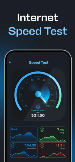SpeedTest- Wifi Analyzer 5G 4G iPhone Ekran Görüntüsü 1