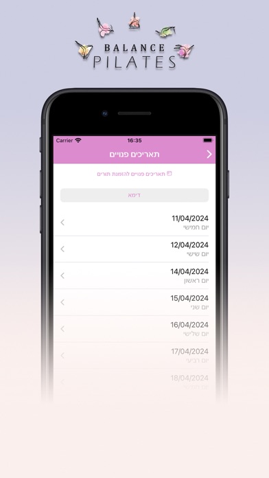 Balance Pilates Dema Screenshot