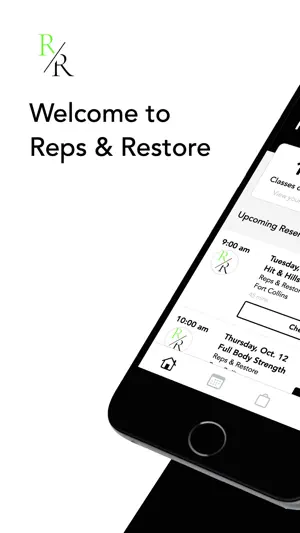 Reps & Restore screenshot 1