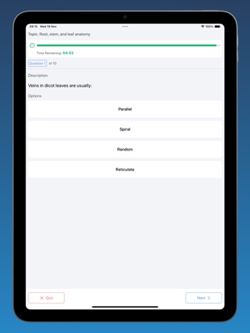 Botany+ iPad screenshot