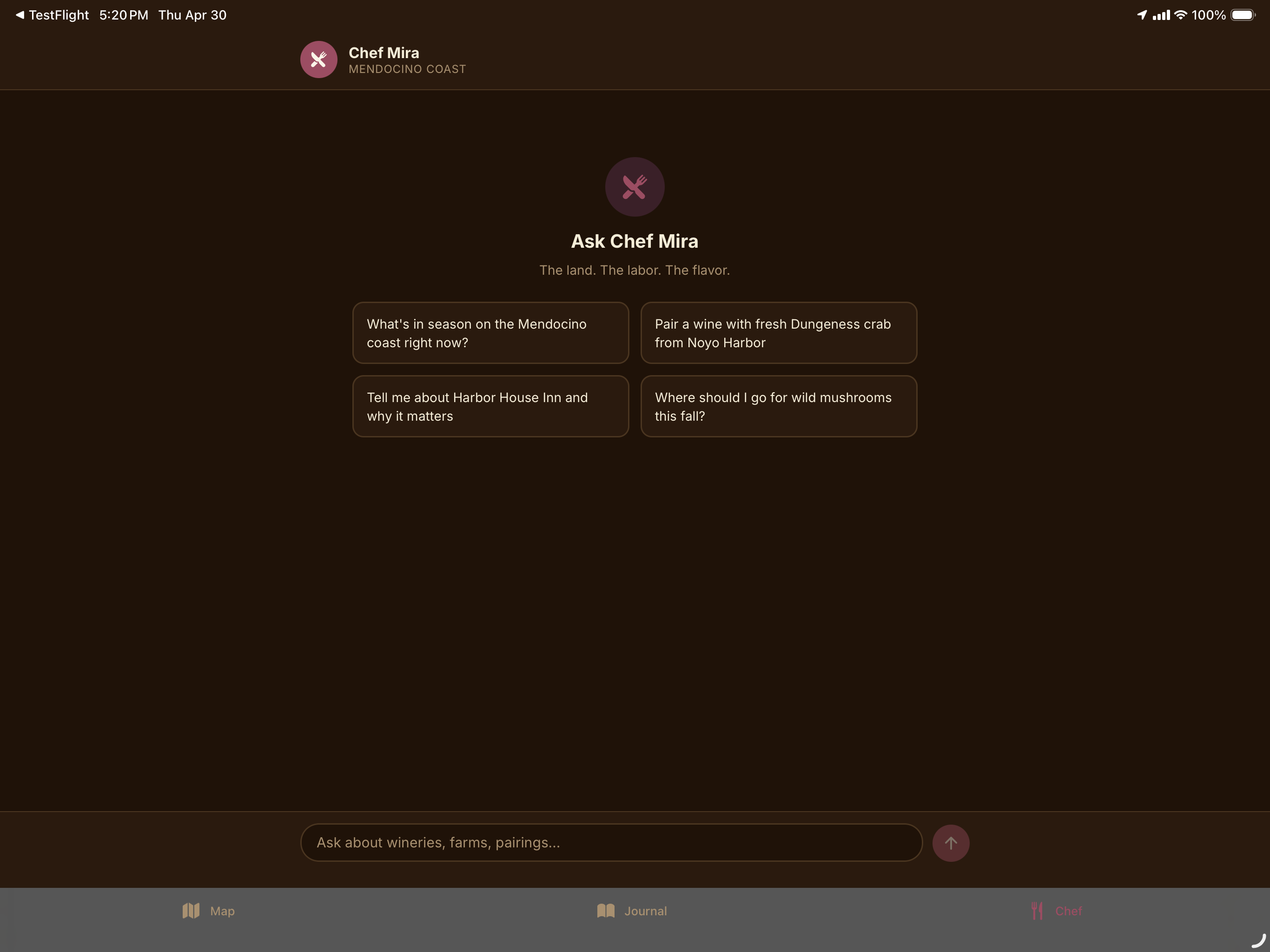 Mendocino Co Food Wine Farms screenshot 6