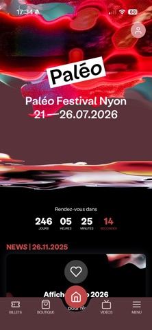 Paléo Festival Nyon 2026 iPhone screenshot 1