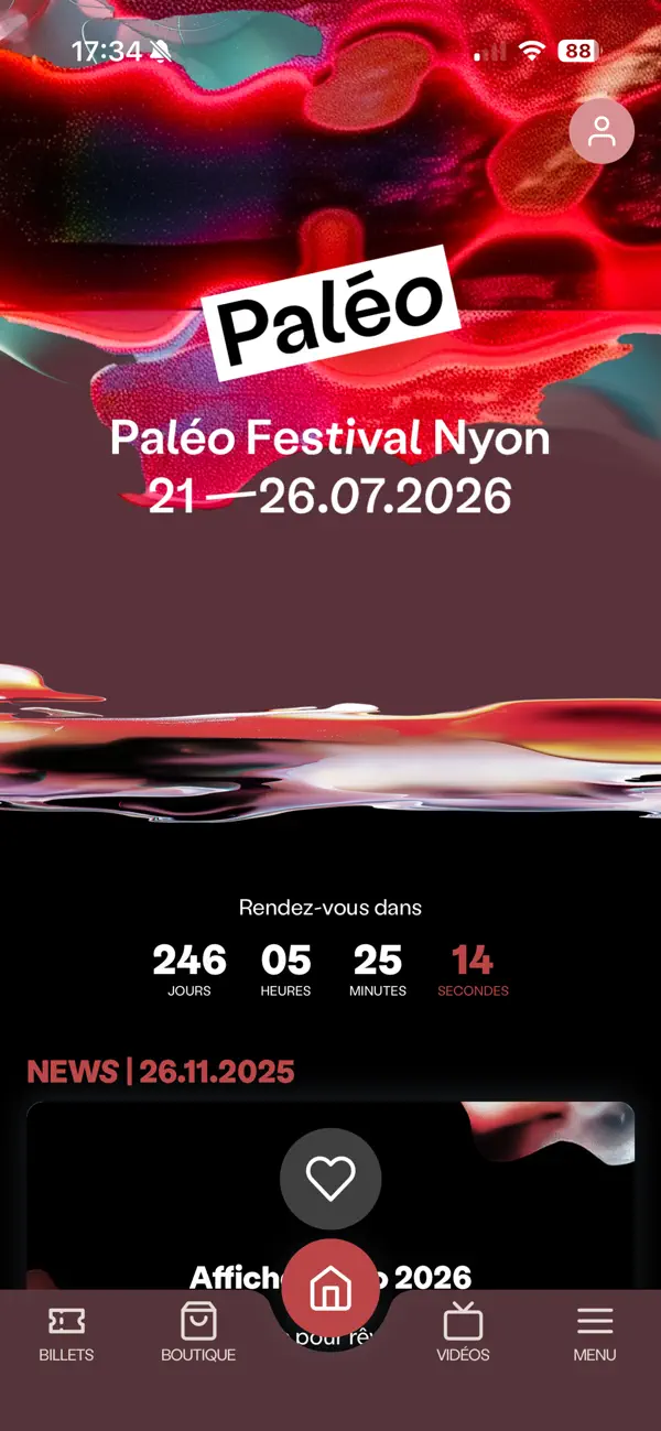 Screenshot #1 pour Paléo Festival Nyon 2026