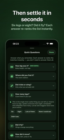 Beetly: Bug Identifier iPhone screenshot