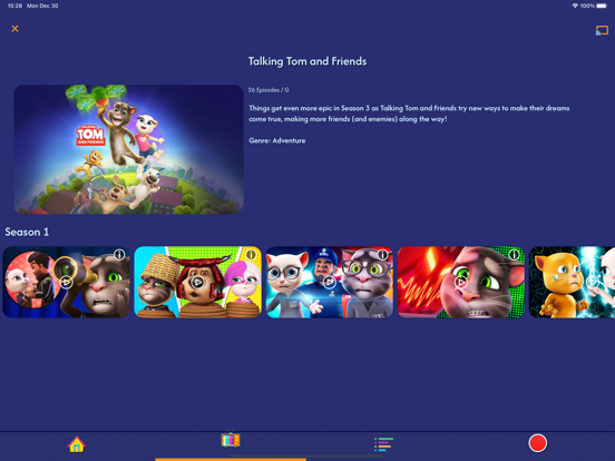 Toon Goggles Cartoons for Kids iPad screenshot 4 - Entertainment app