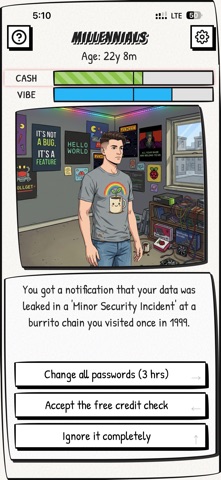 Millennials: Life Simulator iPhone screenshot