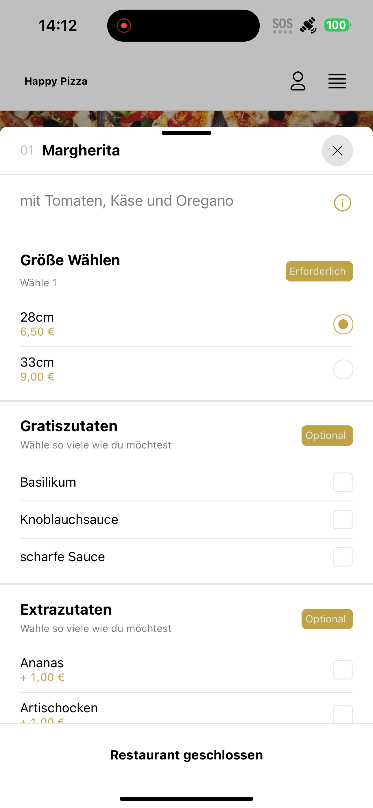 Happy Pizza Bochum screenshot 4