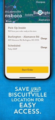 Biscuitville Fresh Southern iPhone screenshot