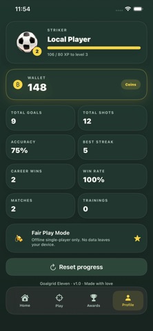 Goalgrid Eleven: Penalty Duel iPhone screenshot 5
