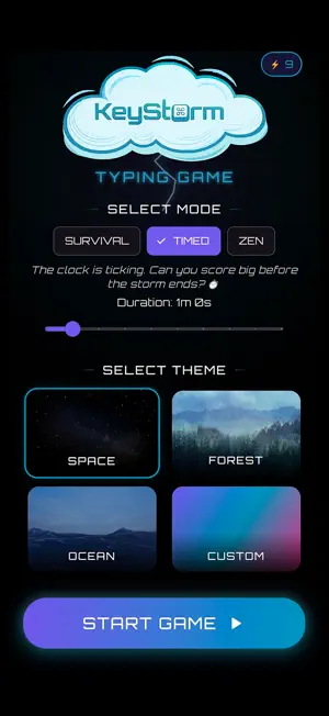 KeyStorm: Typing Game screenshot 3
